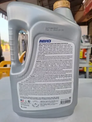 5W30. Synthetic Engine Oil ABRO-USA. 5L