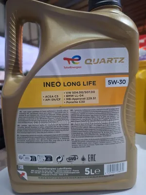 5w30 Total Quartz Ineo Long Life Synthetic Engine Oil 5l