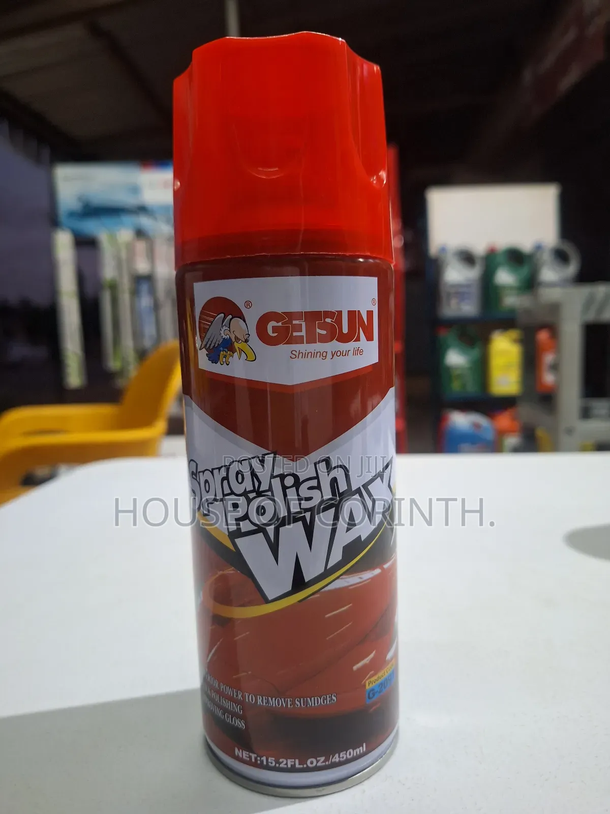 Dashboard Spray Polish With Wax. Getsun