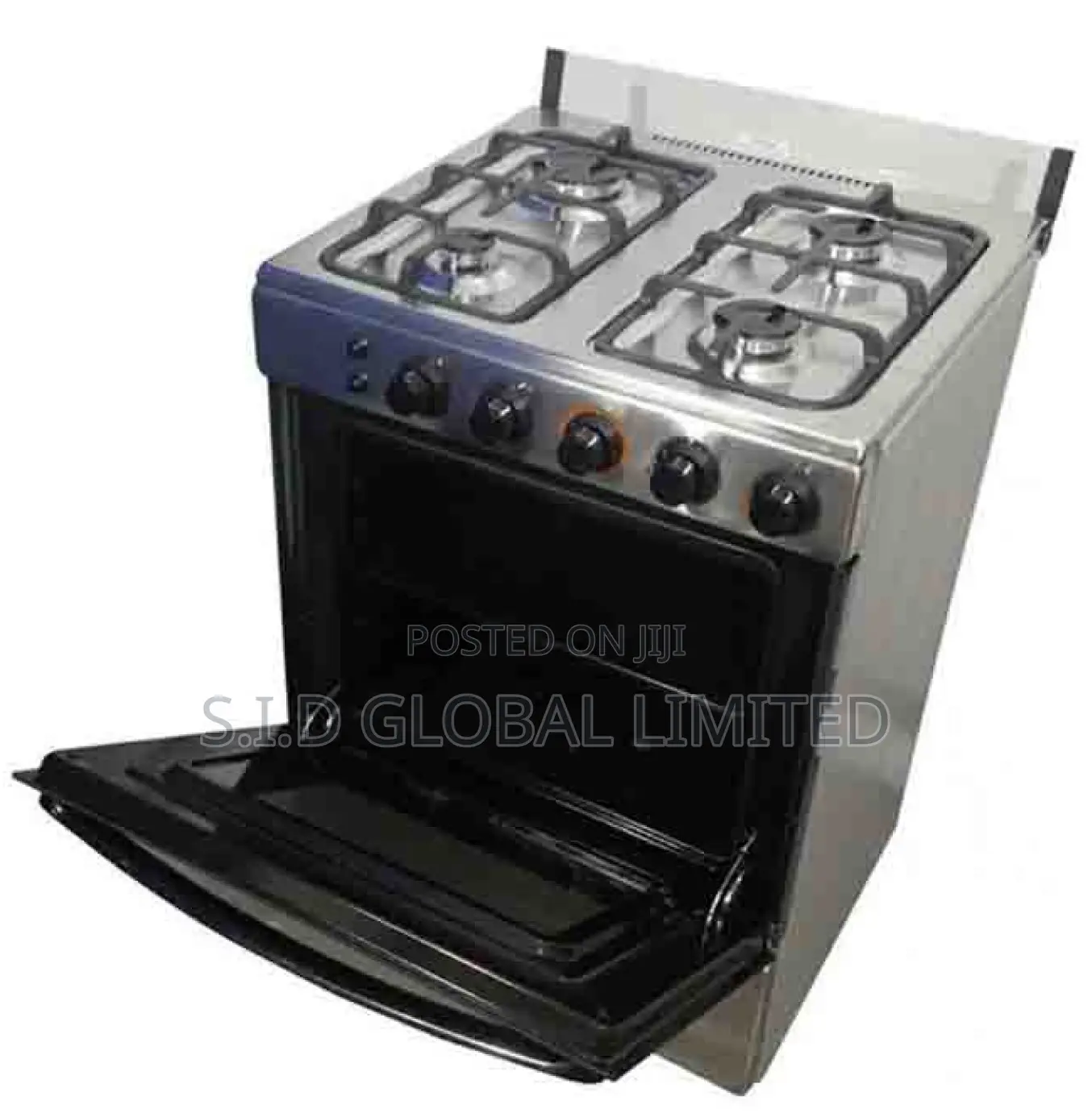Nasco 4 Burner Gas Cooker Stainless Steel Nasgc-Lme60i