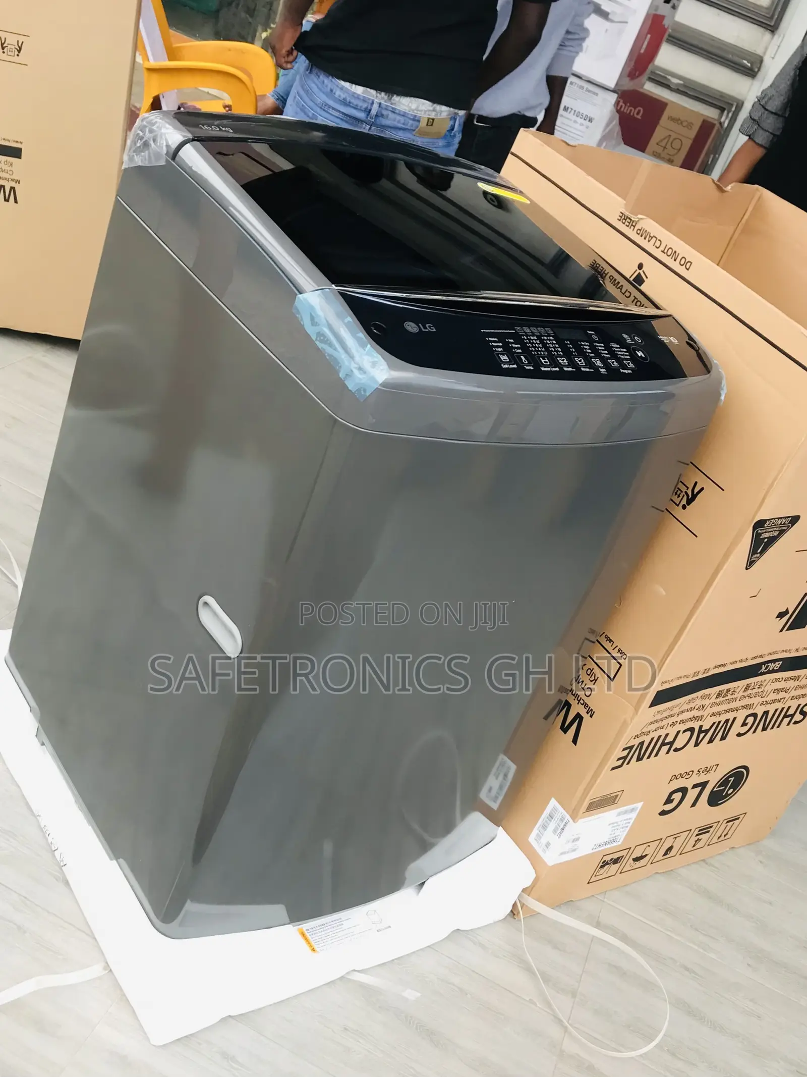 Get Available 16kg T1666NENT2 Topload Gray LG Washer