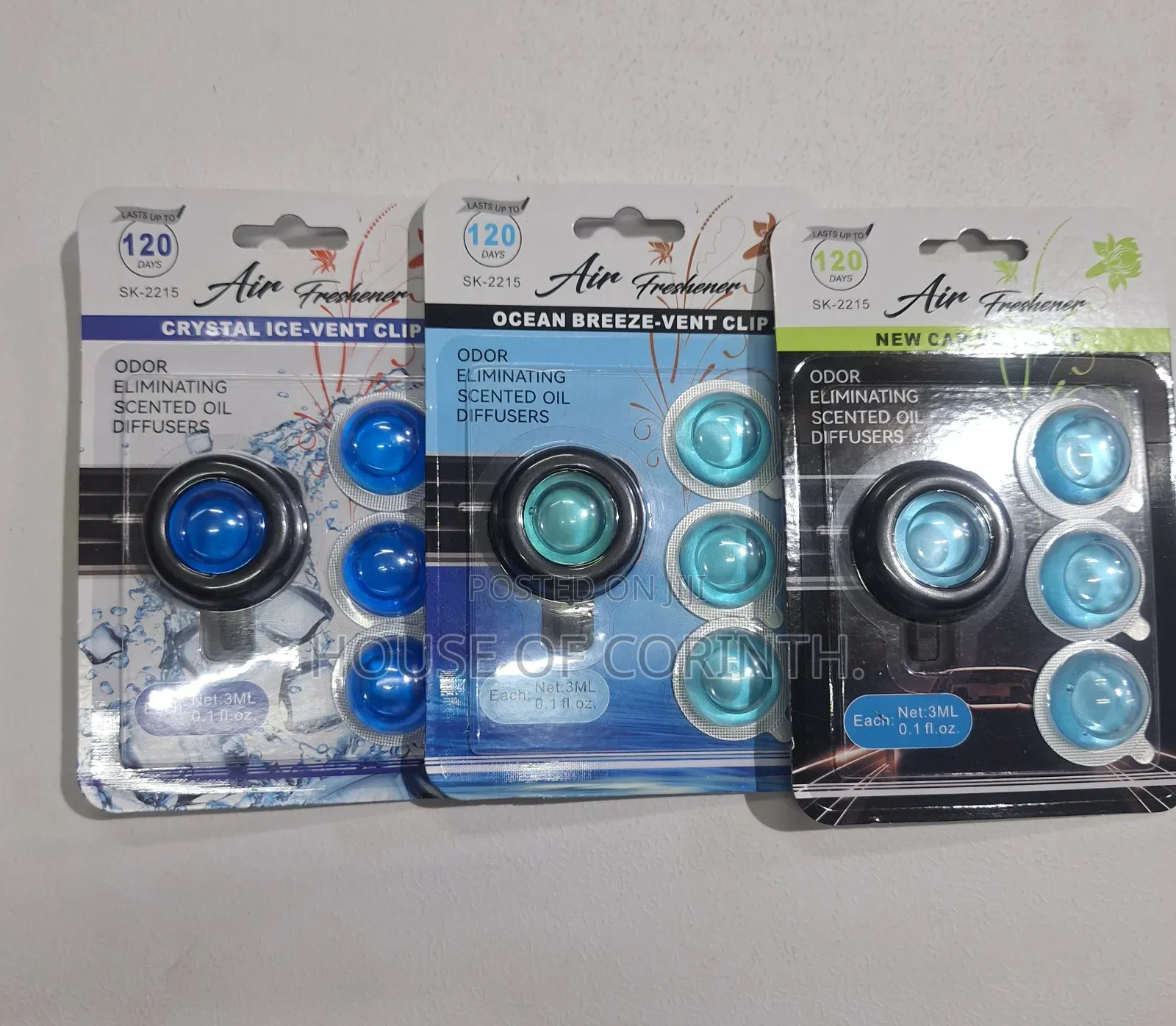Air Freshener- Air Vent, Single Holder