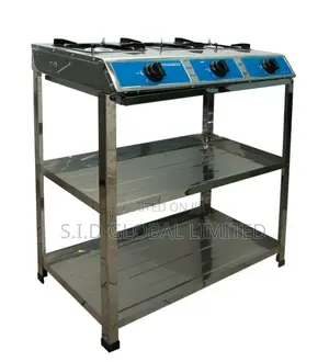 Fresh Spotted Nasco 3 Burner Gas Stove Silver, Nasgs-K332fs