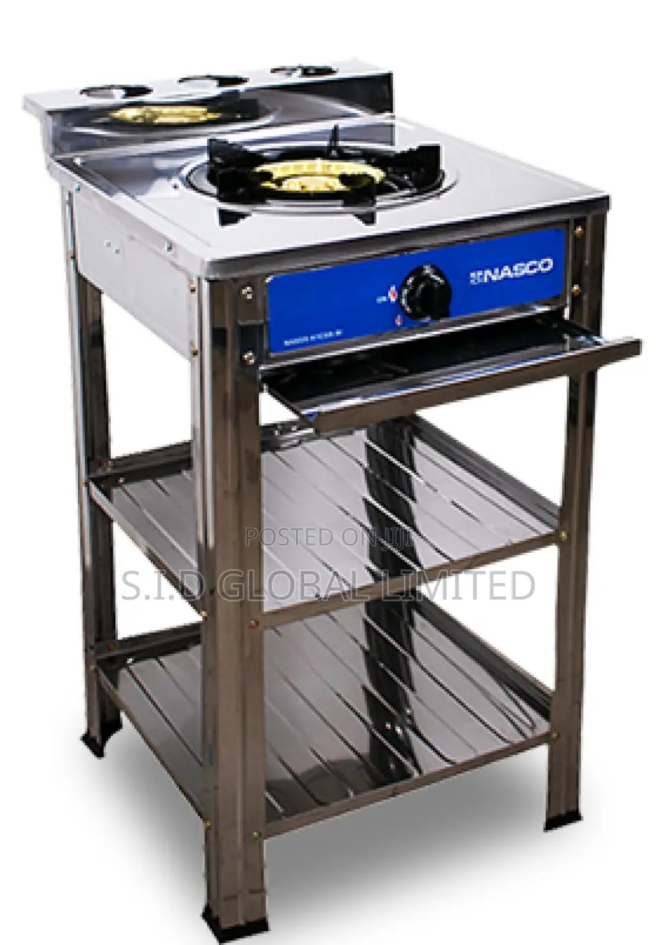 Elevate Your Kitchen With NASCO 1 BURNER GAS STOVE 2 SHELVE