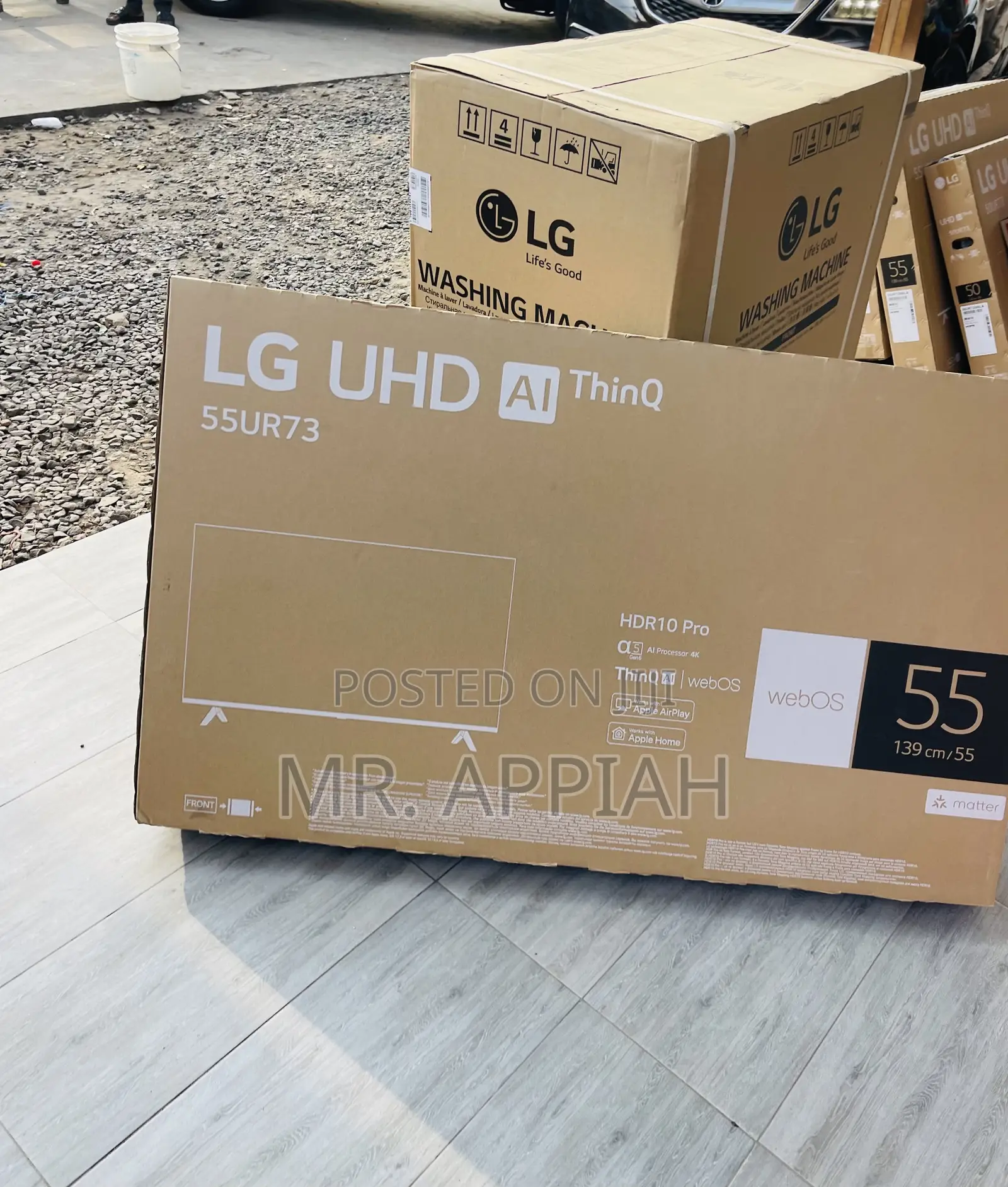 Unique in Box LG 55 Inch Uhd Smart Tv(55ur7300)Black