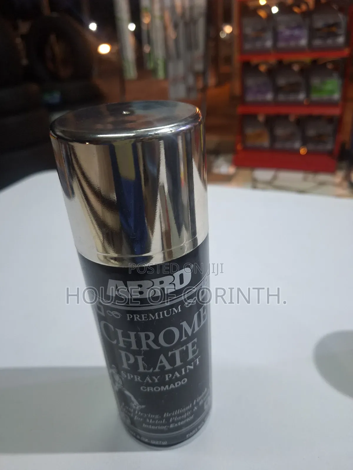 Can Spray / Spray Paint - Chrome. Abro-usa