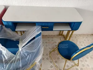 Nails Salon Table and 2 Chairs Set