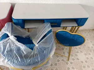 Nails Salon Table and 2 Chairs Set
