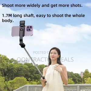 Qontractor Deals Extendable Selfie Stick 1.7 Tripod (Led)