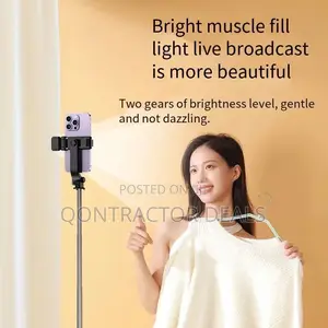 Qontractor Deals Extendable Selfie Stick 1.7 Tripod (Led)