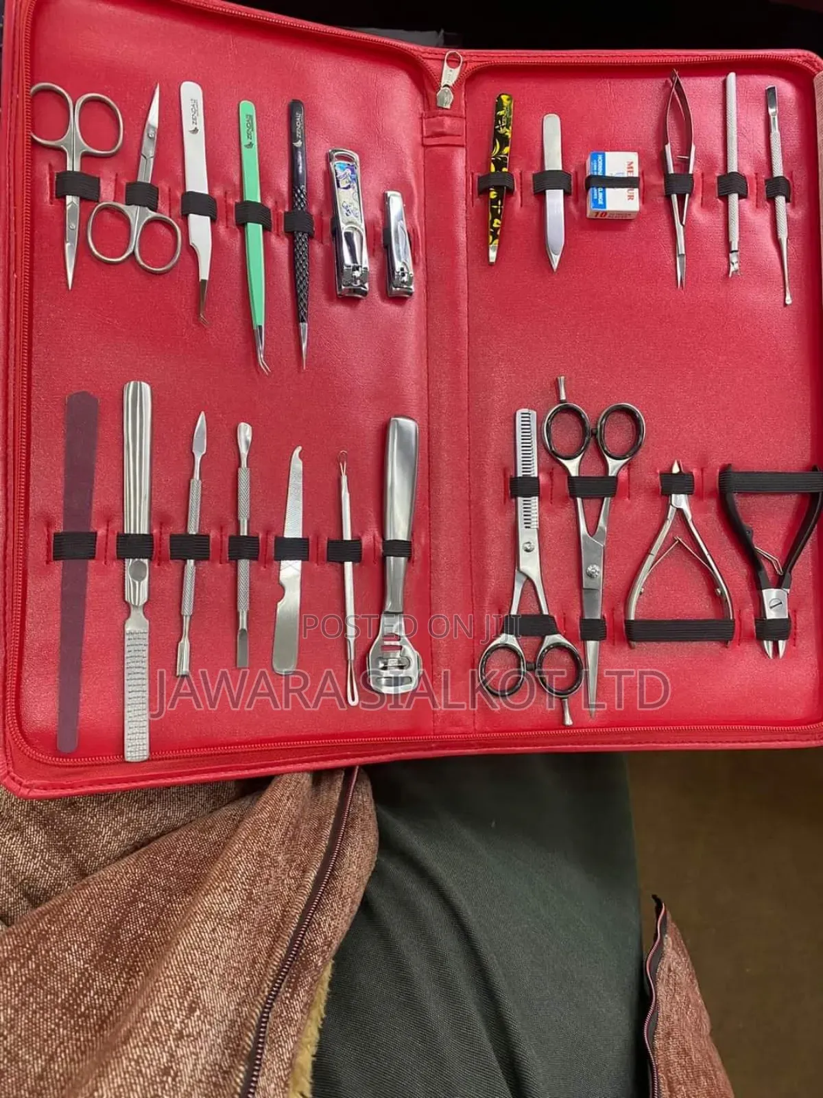 17 Pieces Manicure and Pedicure Set Stainless Steel