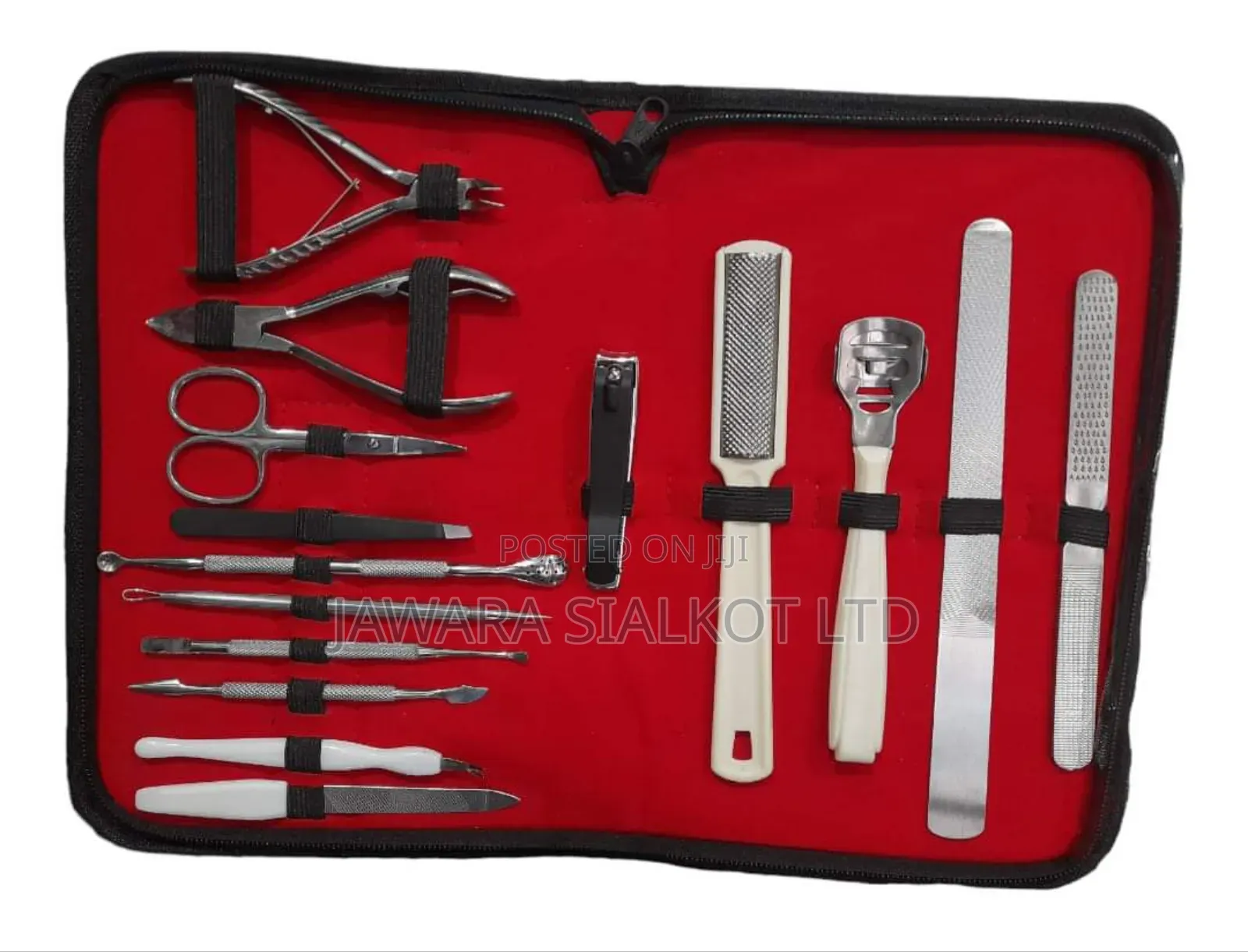 17 Pieces Manicure and Pedicure Set Stainless Steel