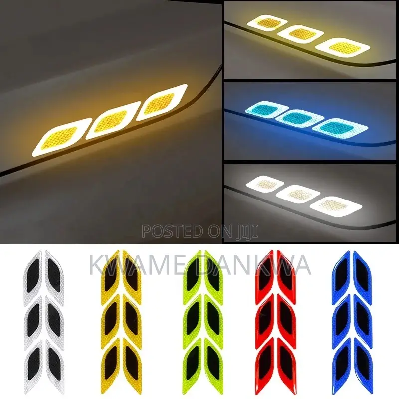 6 Finger Reflective and Decorative Fender Stickers