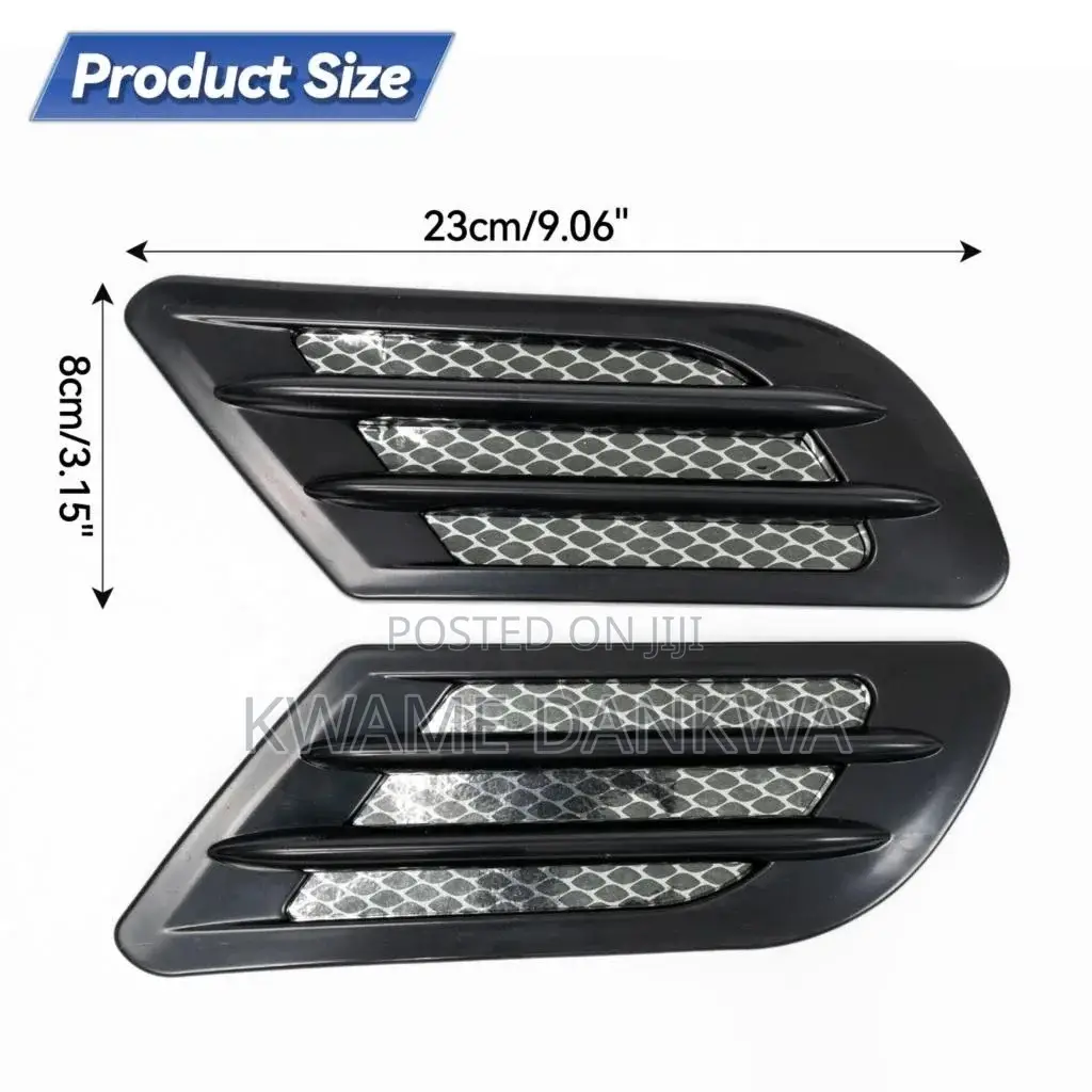 2pc/Set Universal Metallic Decorative Airflow Vent Cover