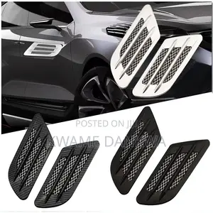 2pc/Set Universal Metallic Decorative Airflow Vent Cover