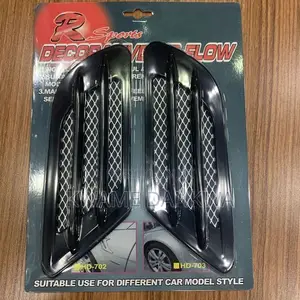2pc/Set Universal Metallic Decorative Airflow Vent Cover