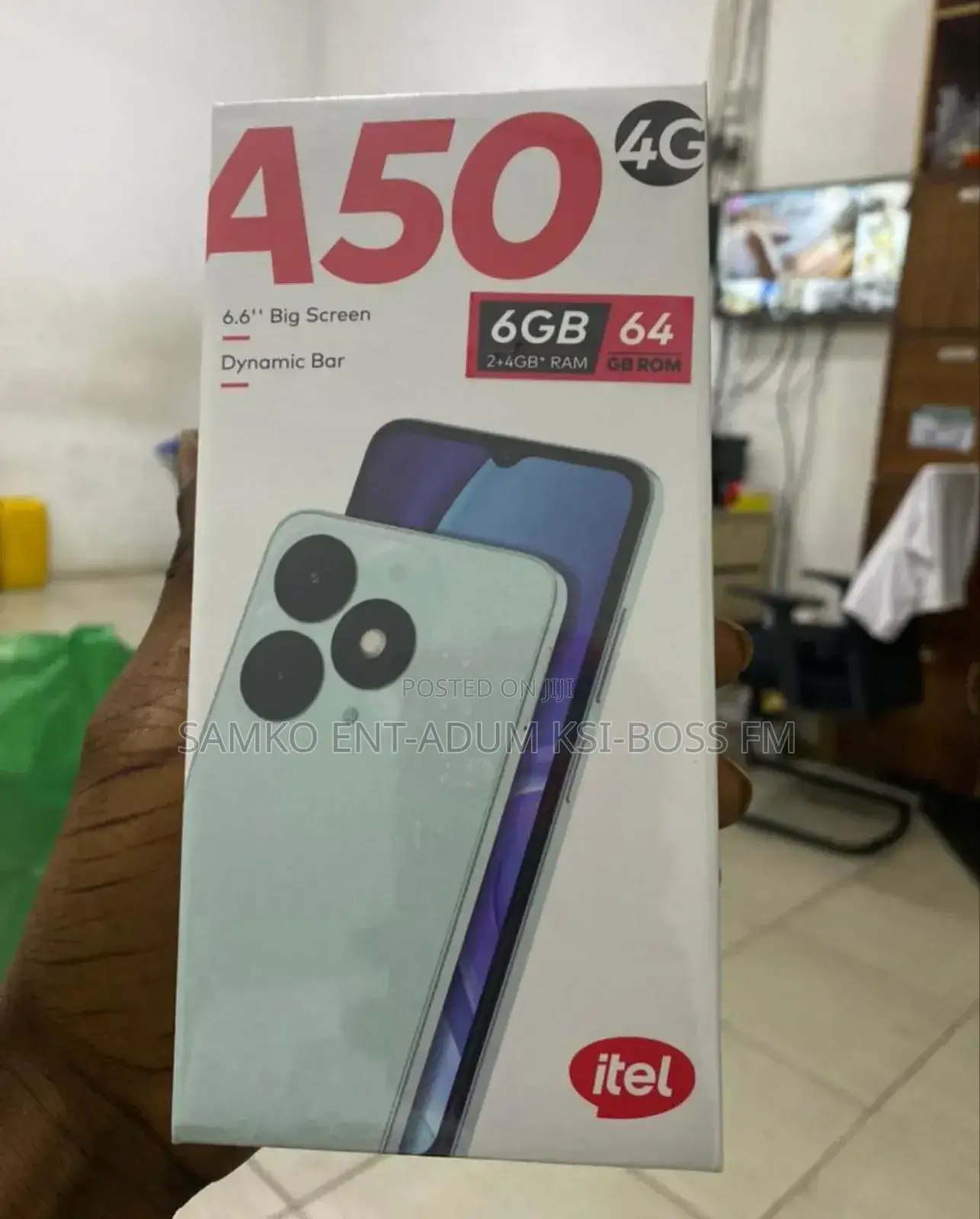 New Itel A50 128 GB Black