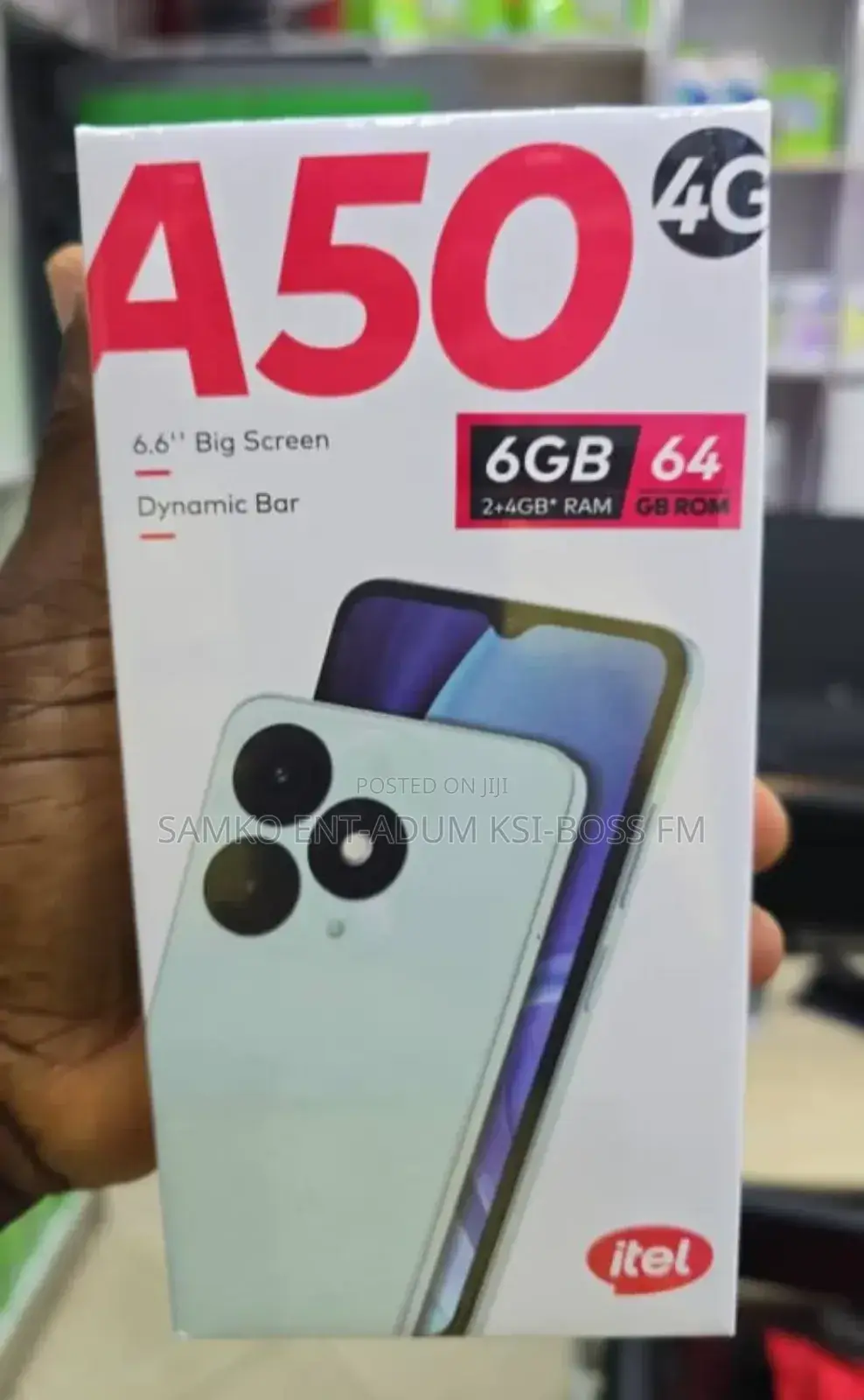New Itel A50 128 GB Black