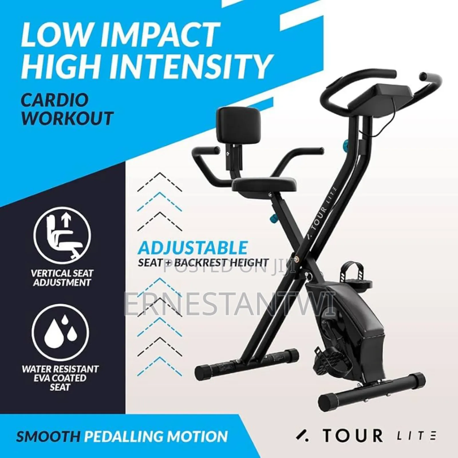 Foldable Exercise Bike From Bluefin Fitness, UK