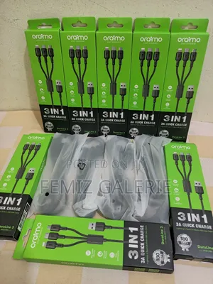Oraimo Duraline 3a 3in1 Charging Cable 1.2m
