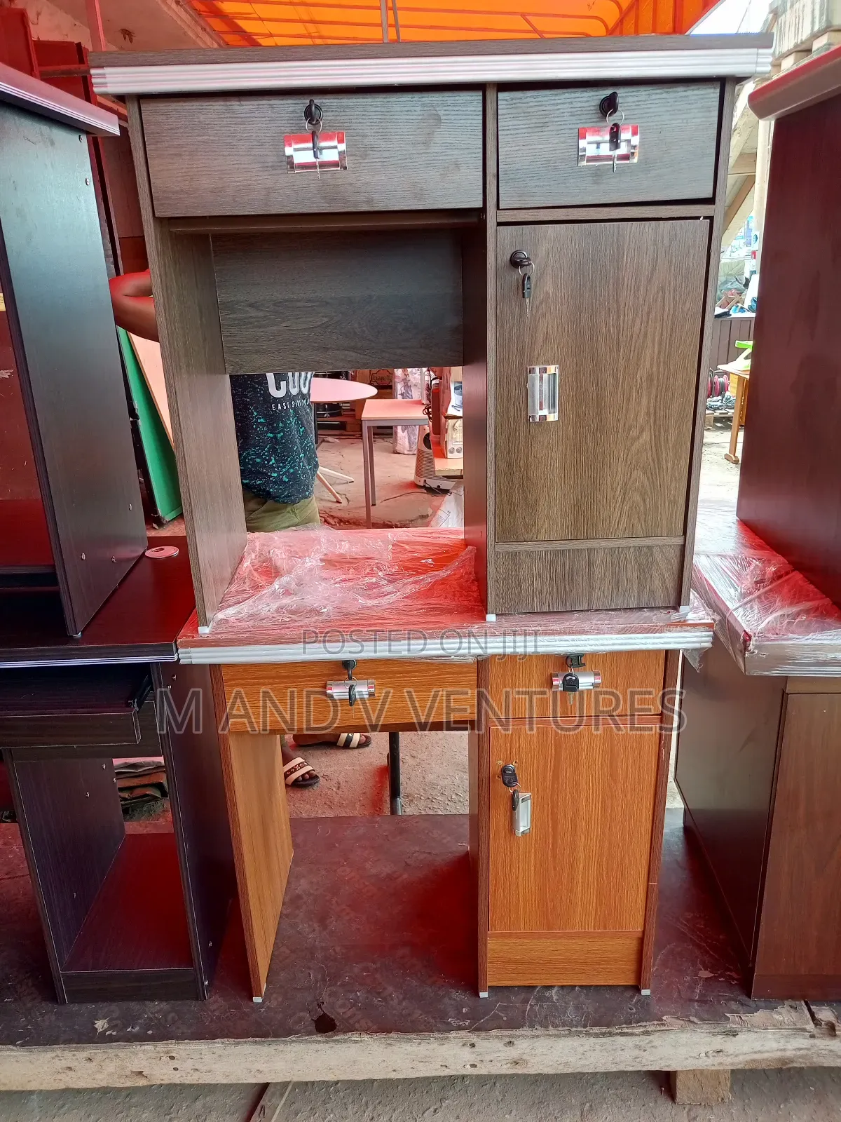 Office Desk Brown 