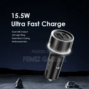 Oraimo 15.5W Highway Car Charger With 3-in-1 Cable
