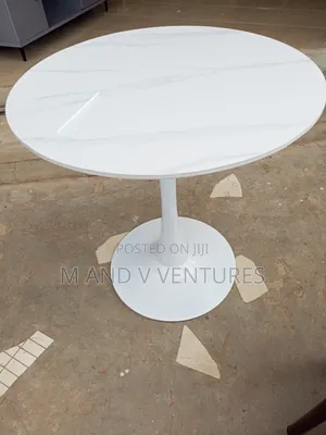 Coffee Table Round White GD4