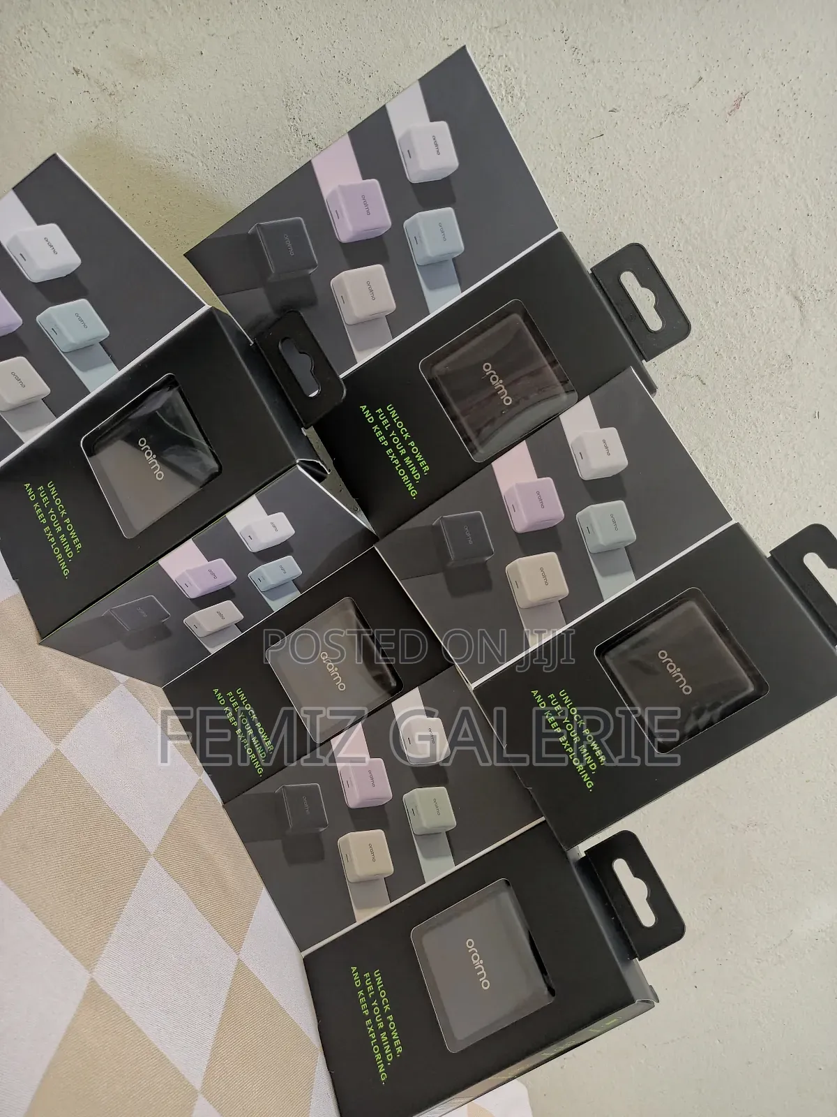 Oraimo 20w Powercube Charger + C-to-C/C-to-Lightning Cable