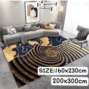 Stylish Elegant Living Room Bedroom 3D Carpet