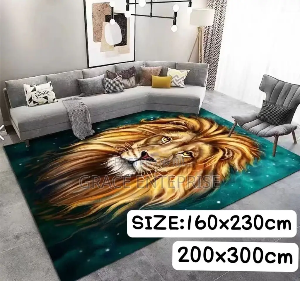 Luxurious Interior 3D Designer Carpet