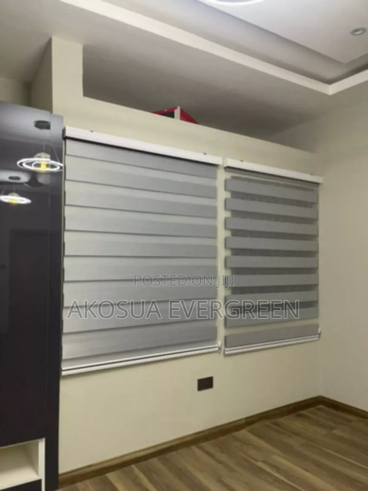 Ash Colored Window Blinds Available