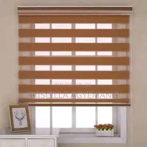 Light Brown Blinds Available