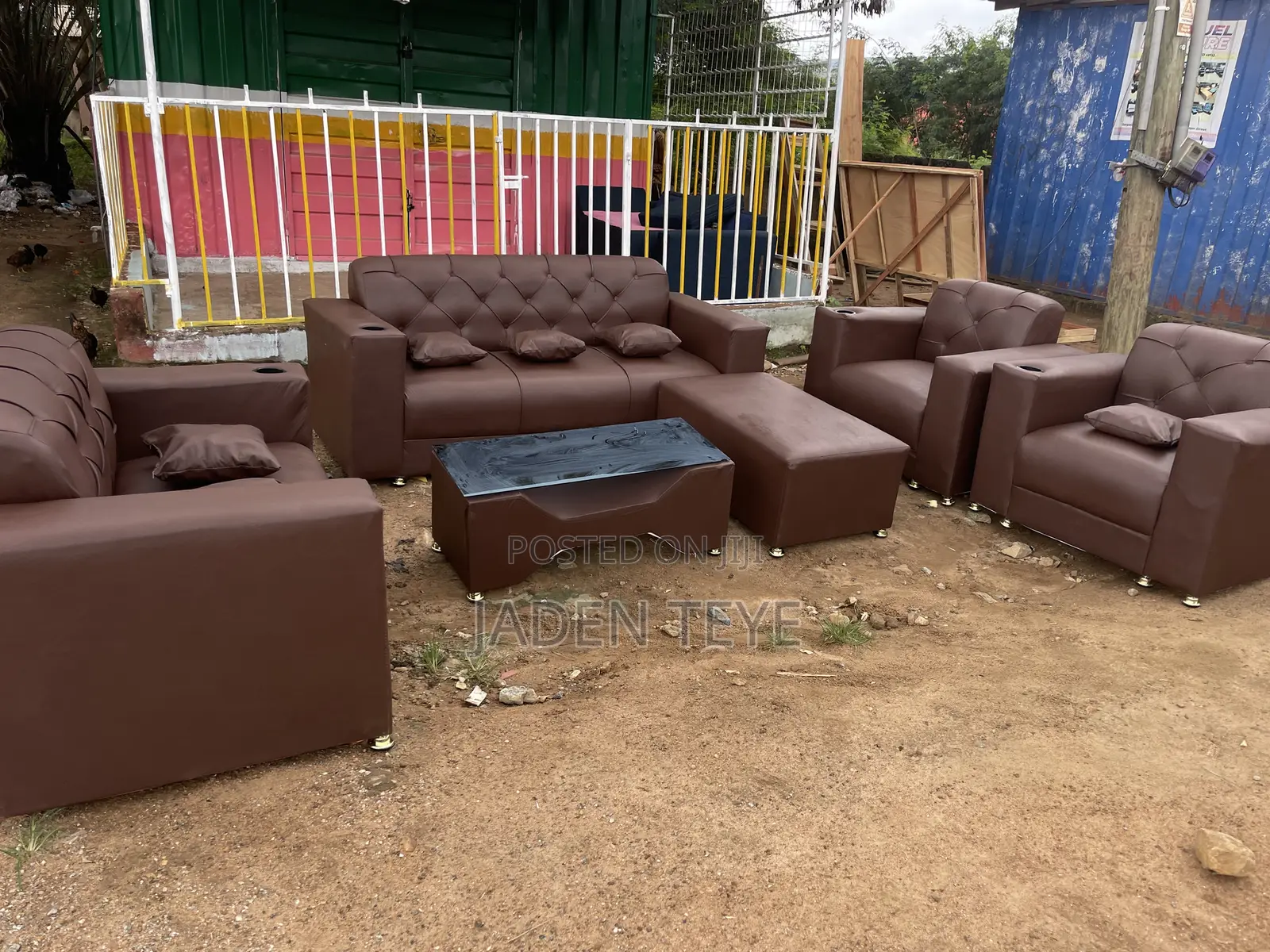 Brown Leather Set