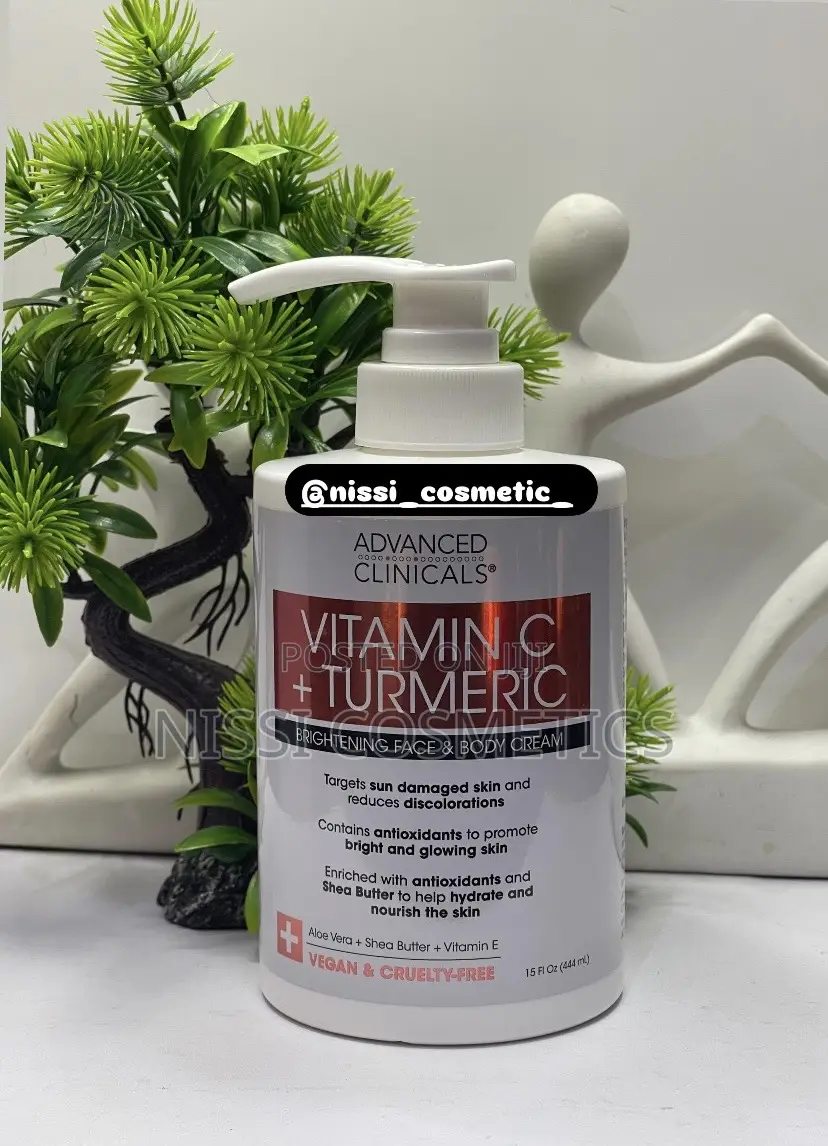 Advanced Clinicals Vitamin C + Turmeric Brightening Cream