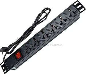 6 Way PUD Rack Power Distribution Unit / UK Extension Board