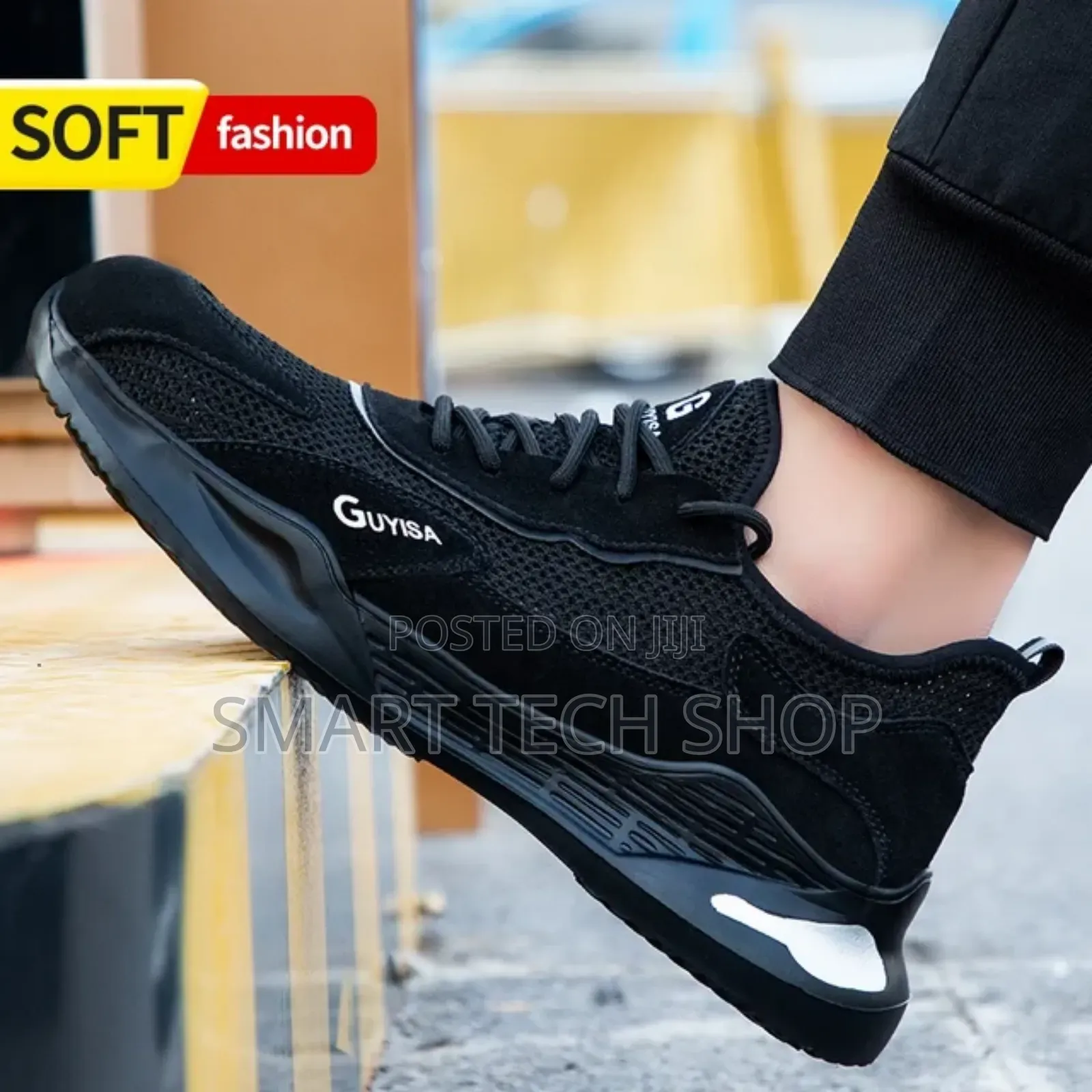 Guyisa Trendy Safety Shoes With Swagg