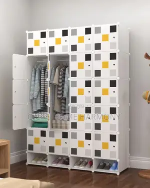 20 Cubes Plastic Wardrobe