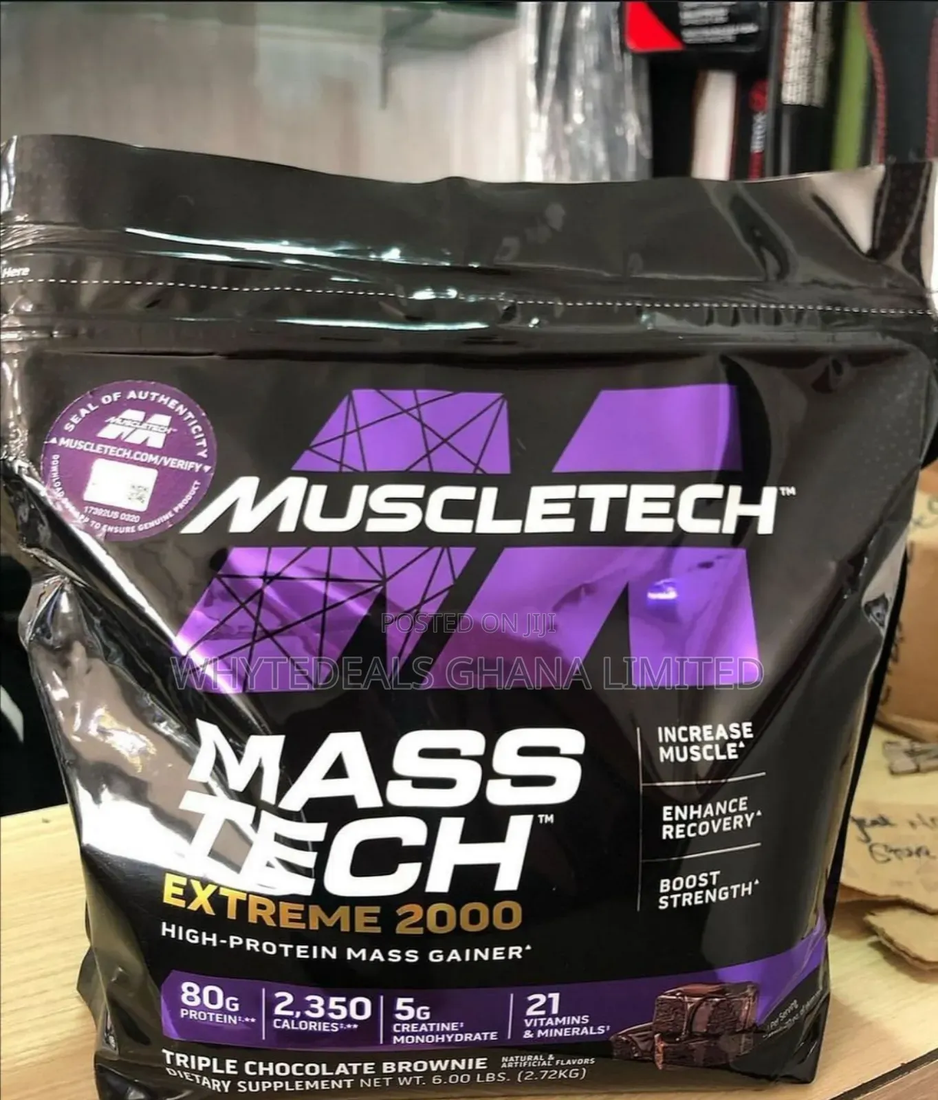 Muscletech Mass-Tech Extreme 2000 High Protein Shake 6lbs