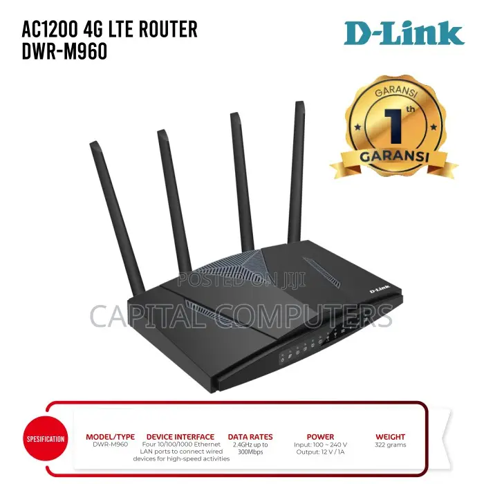 D-Link DWR-960 Universal 4G LTE Router