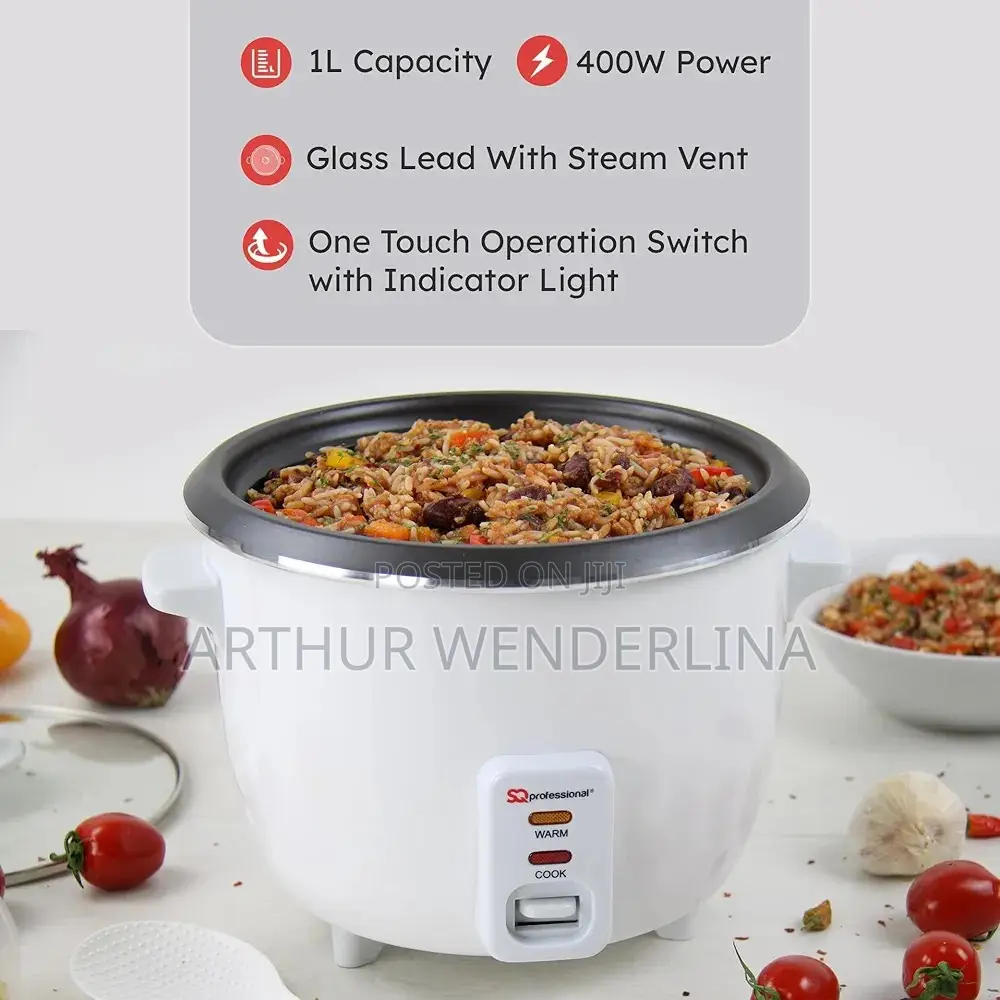 SQ Rice Cooker With Steamer 1.8L - 700W