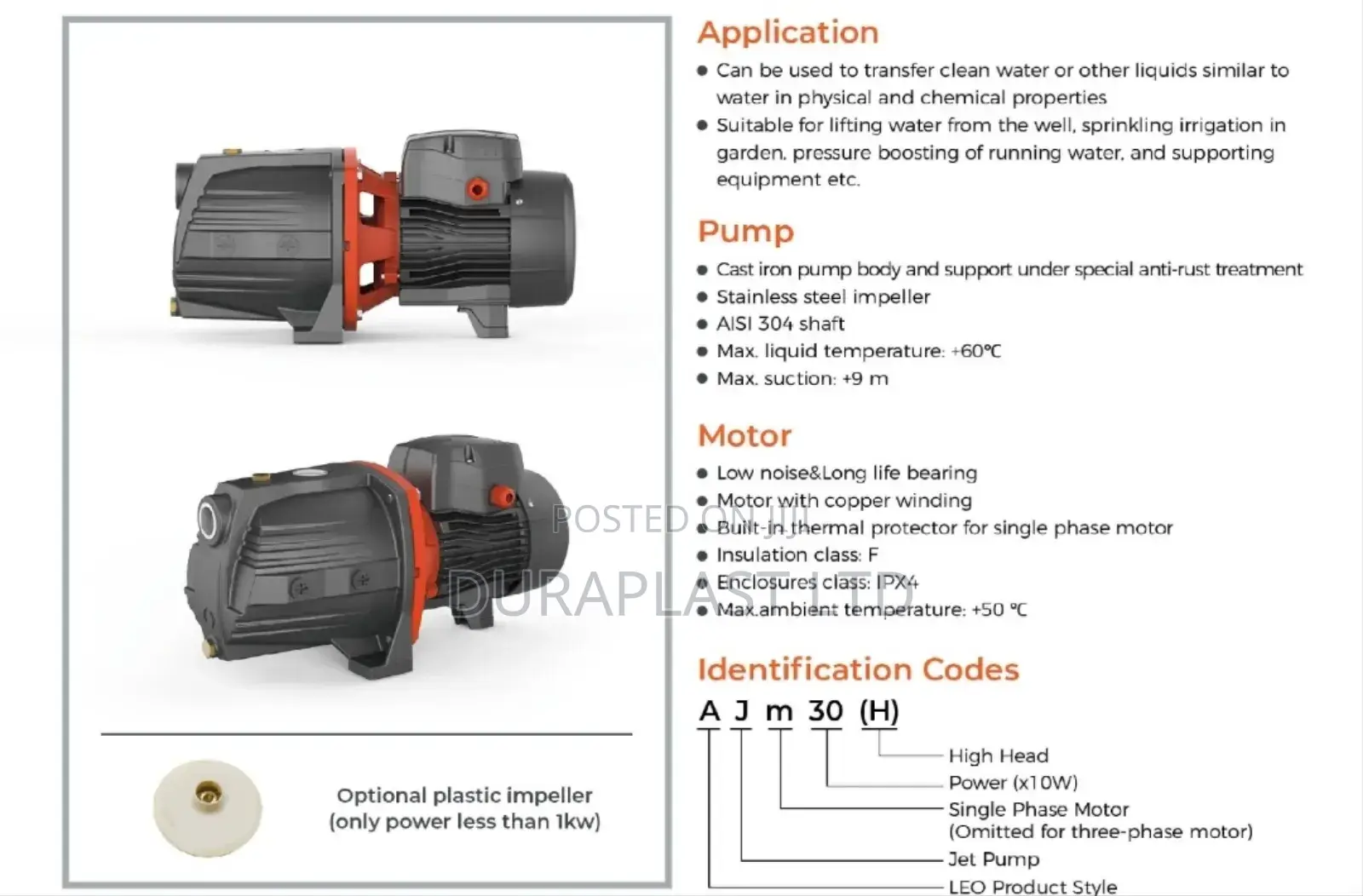 1.5hp Leo Jet Pump