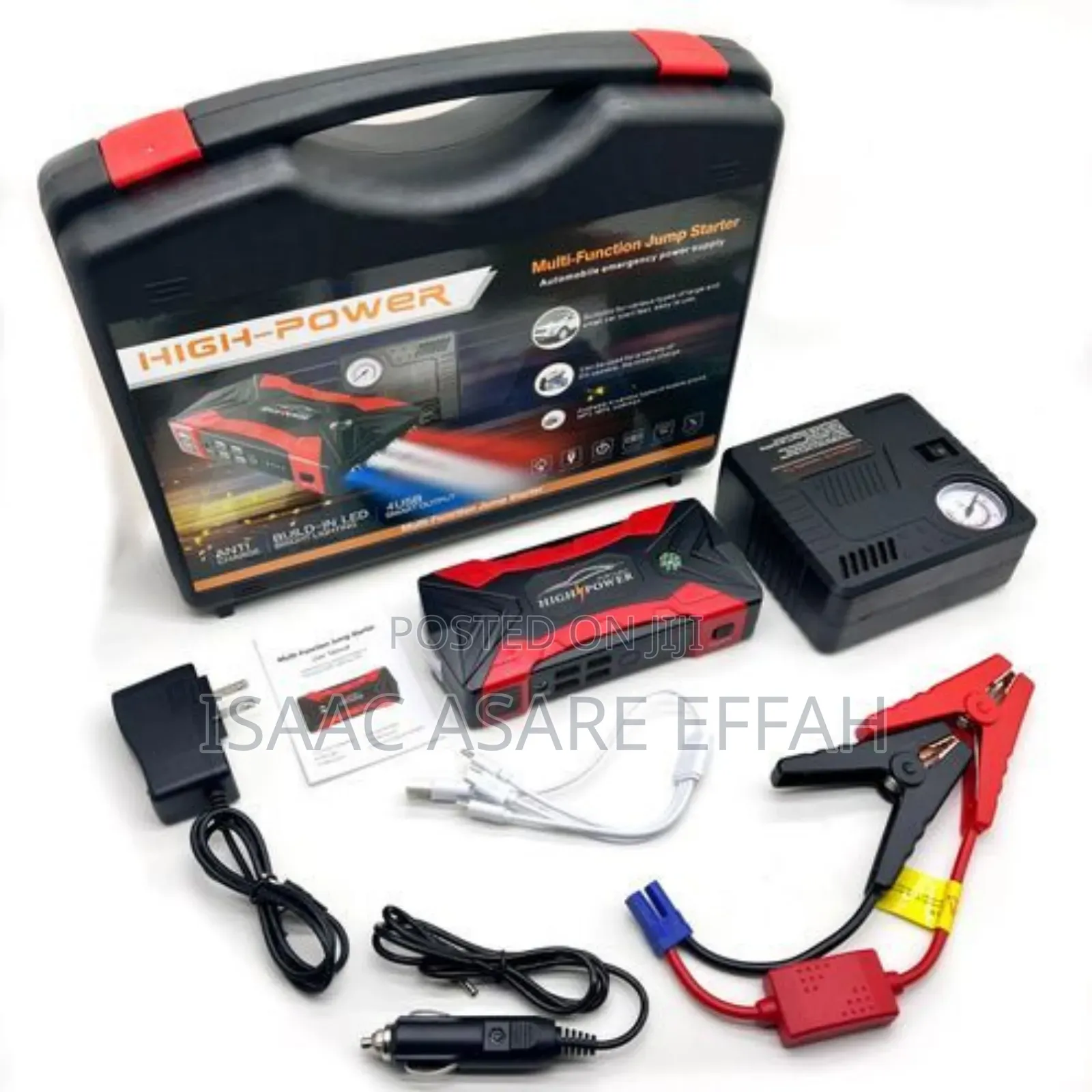 American Jump Starter and Air Compressor.
