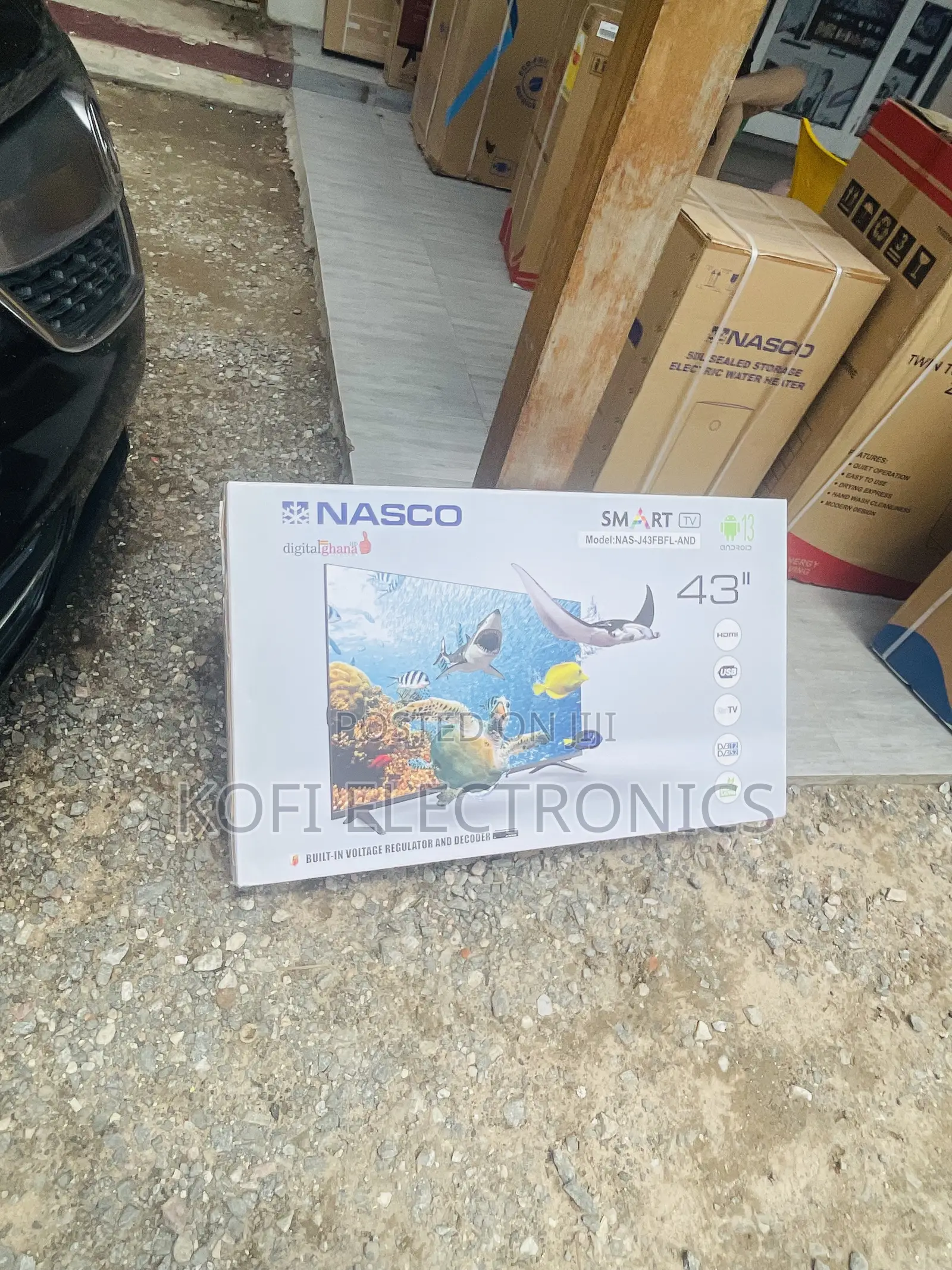 13 Android Version 1080p Nasco 43inch Digital Satellite TV