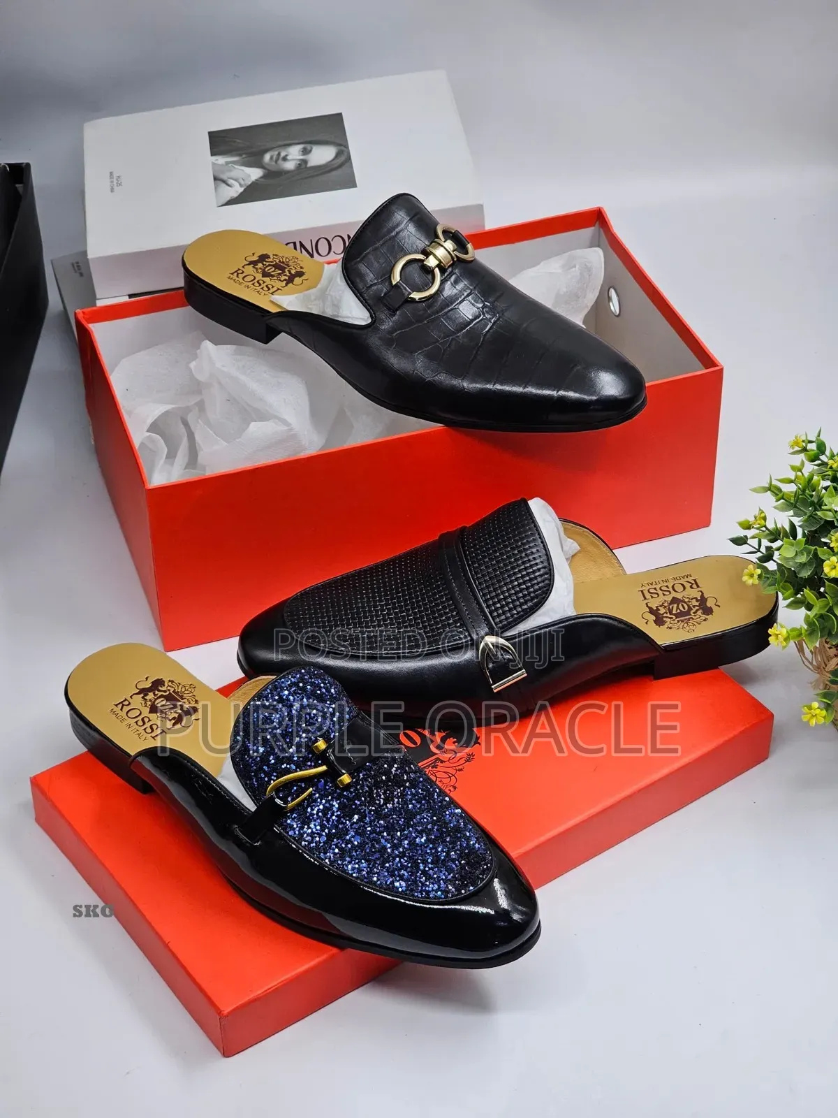 Rossi Smart-Casual Half Shoes for Men