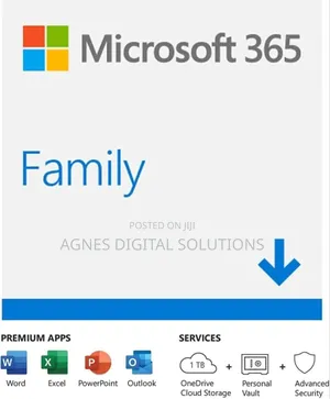 Microsoft 365 Family (One-Year Subscription; Up to 6 People)