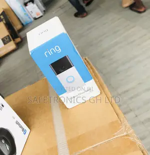 Adjustable White Security Camera Ring Doorbell
