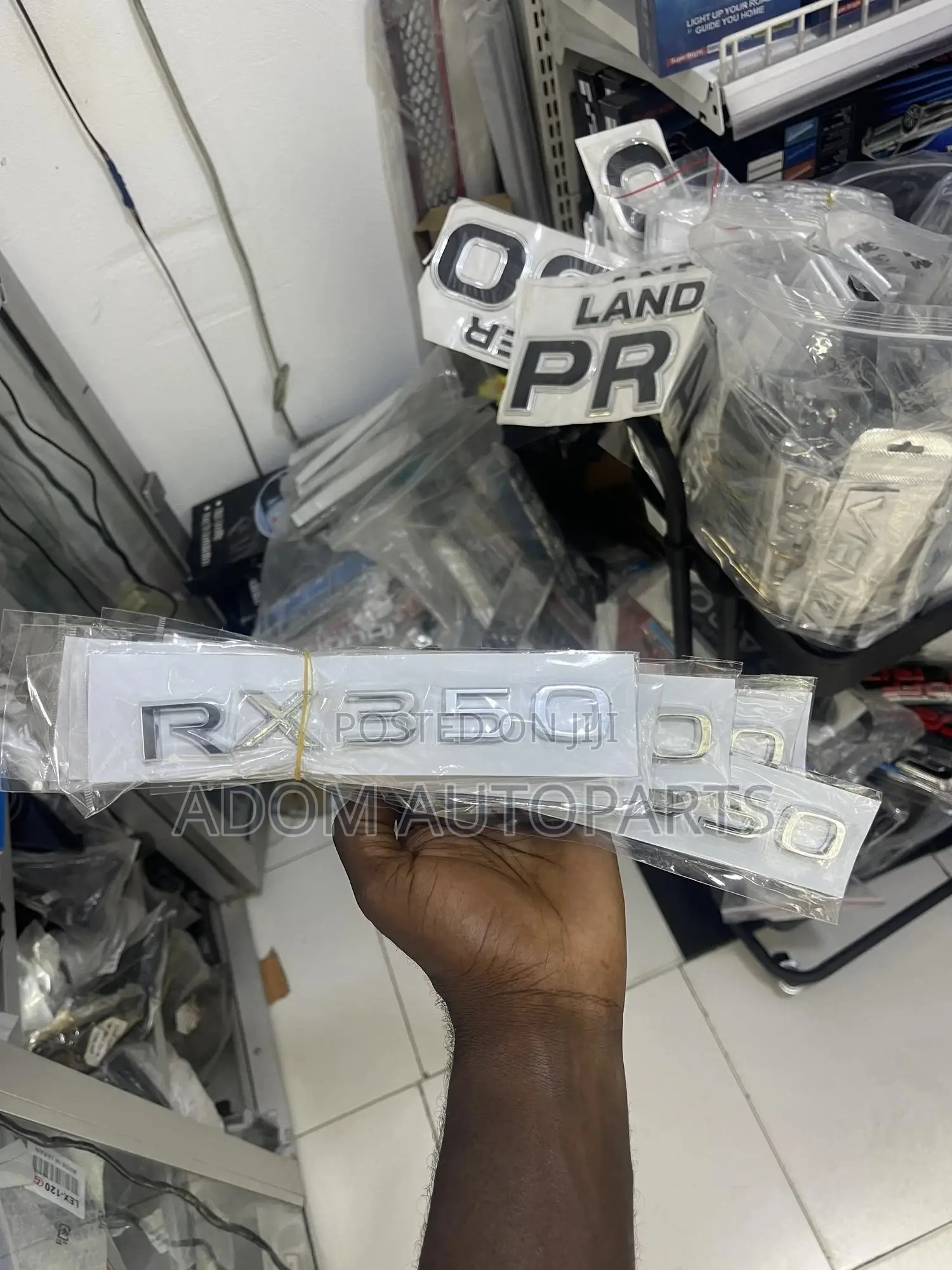 Lexus RX350 Logo Emblem Writing