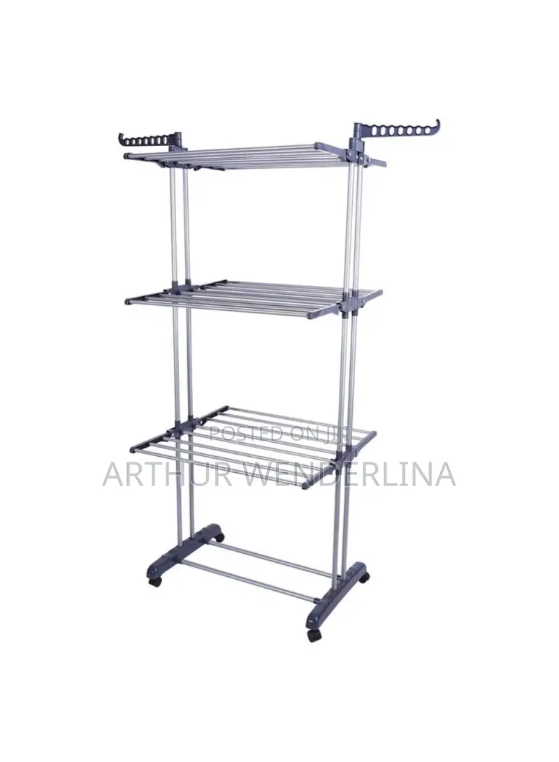 3-Layer Foldable Portable Clothes Drying Rack (