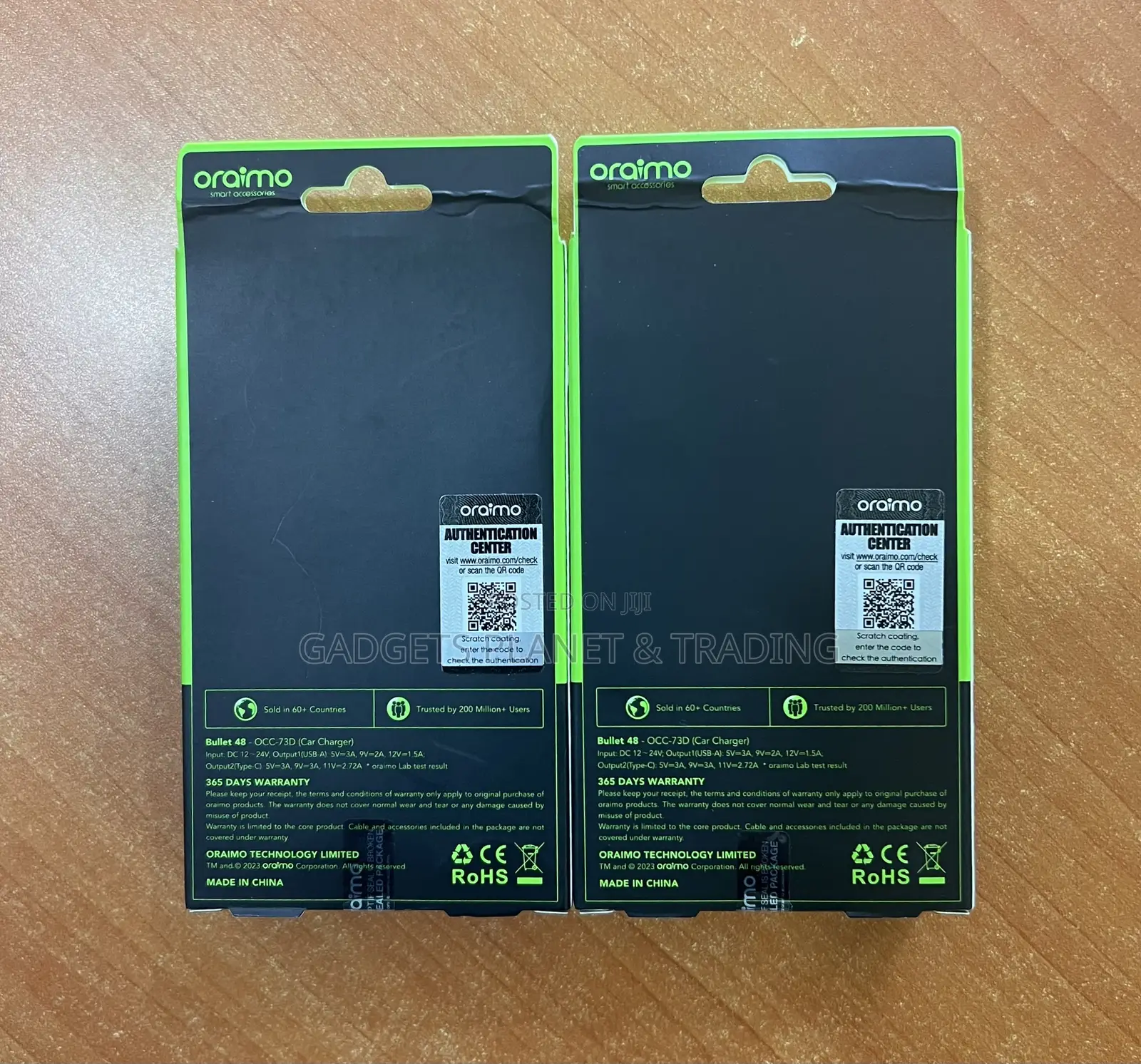 Oraimo Bullet 48 2 in 1 Car Charger (USB-A and USB-C) - 48W