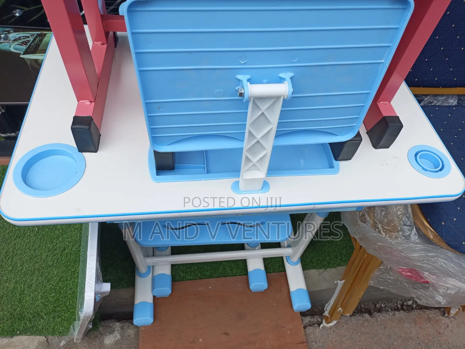 Kids Study Table and Chair Set Adjustable
